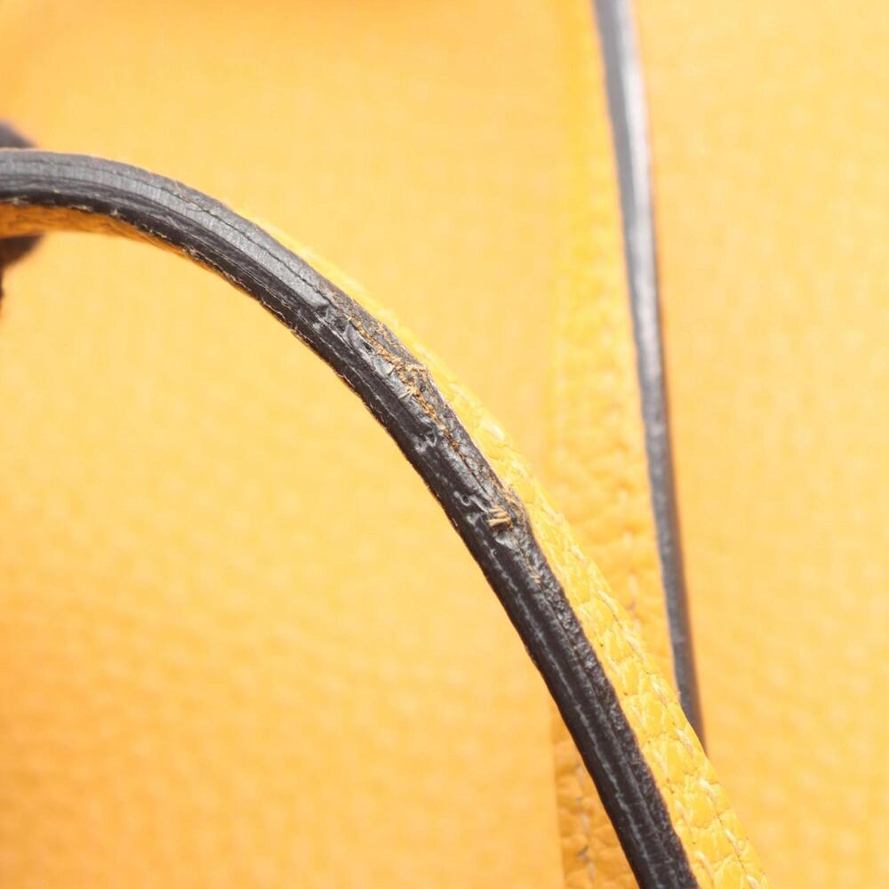 GUCCI Authentic Yellow Leather Tote Bag - Picture 5 of 9